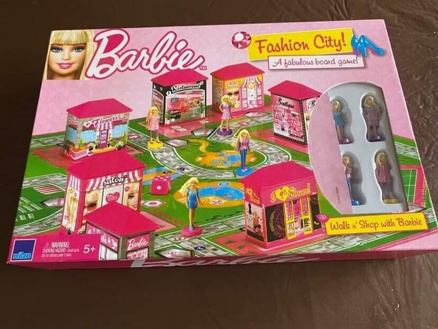 barbie fashion city board game